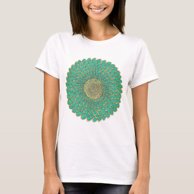 Ladies Mandala T-shirt  (Frente)