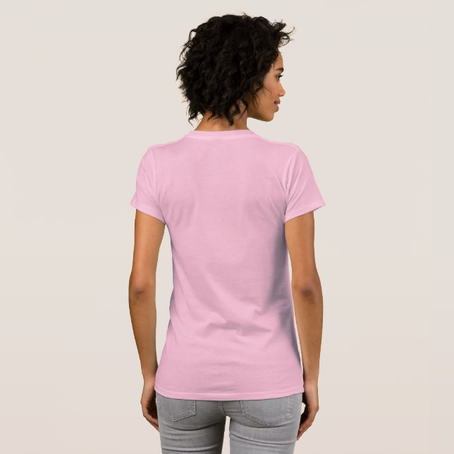 LADIES ROSA T-SHIRT (Parte Traseira Completa)