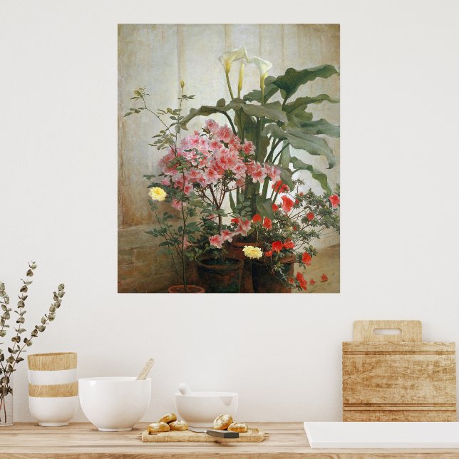 Lado de uma Poster de Estufa 1870-80 (Cozinha)