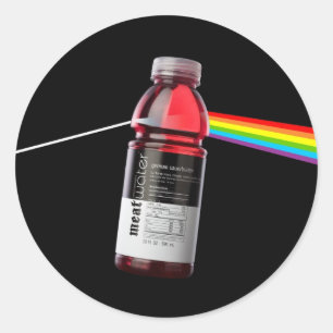 Lado escuro da etiqueta de MeatWater