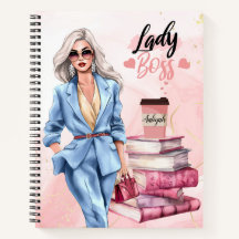 Lady Boss, mulher de negócios rosa
