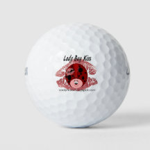 Lady Bug Kiss Golf Balls