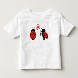 Lady Bugs Com Camisa De Flor Todler