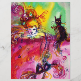 LADY COM GATO PRETO