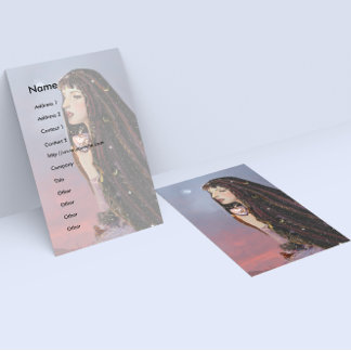 Lady Dusk Cartão de visita