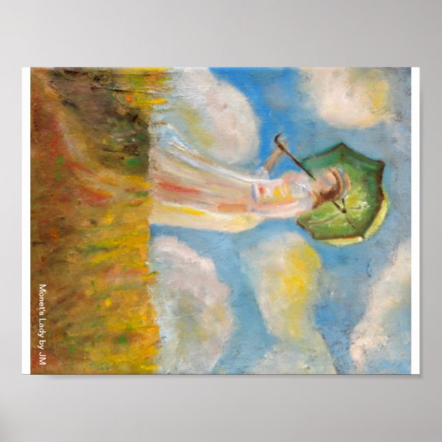 Lady Impressão do Monet (Frente)