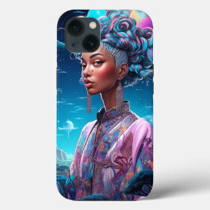 Lady In Surreal World African Art Role