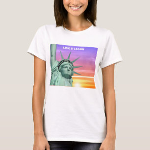 Lady Liberty e Sunrise T-Shirt