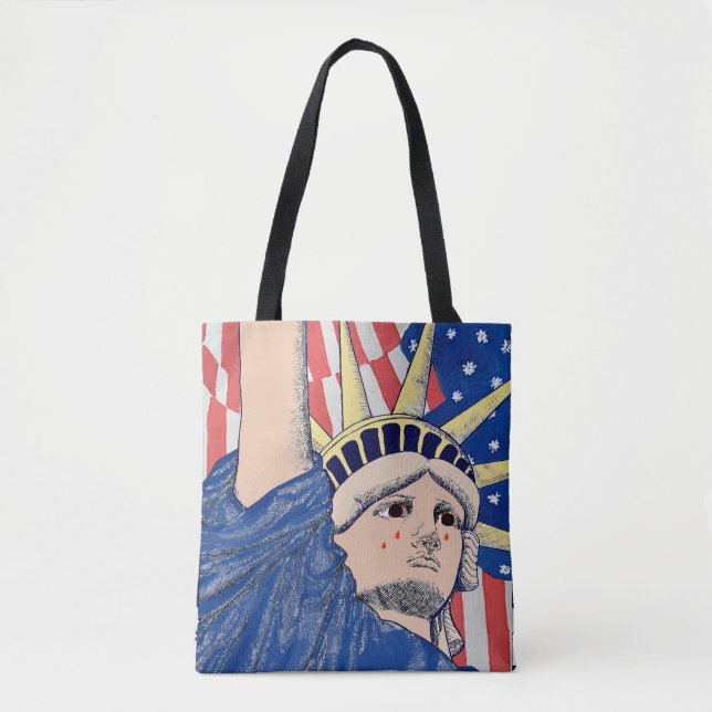 Lady Liberty Lágrimas - Bolsa Tote (Frente)