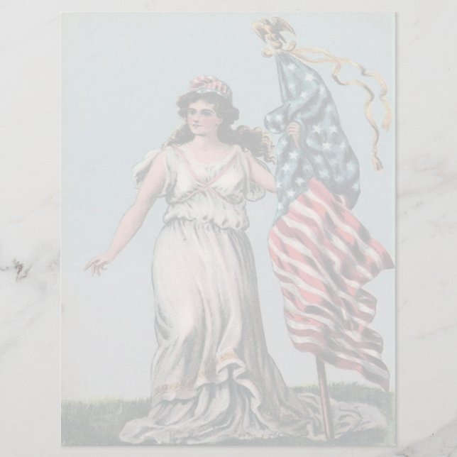 Lady Liberty Letterhead (Frente)