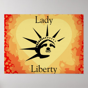 Lady Liberty Poster