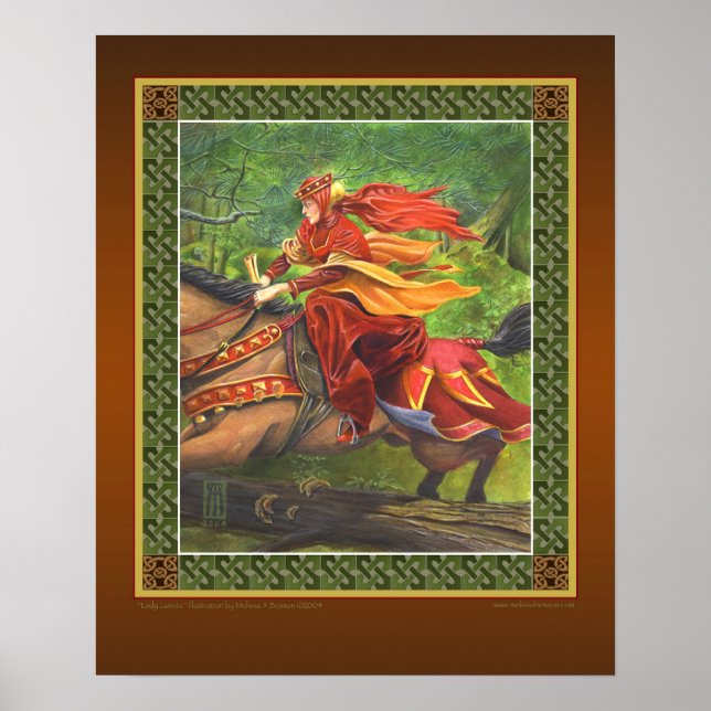 Lady Lunete impressão (Frente)