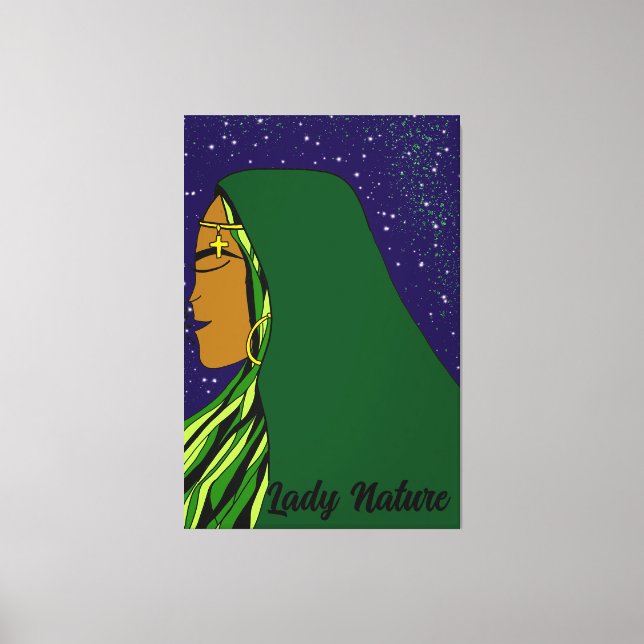 Lady Nature Canvas Print (Frente)