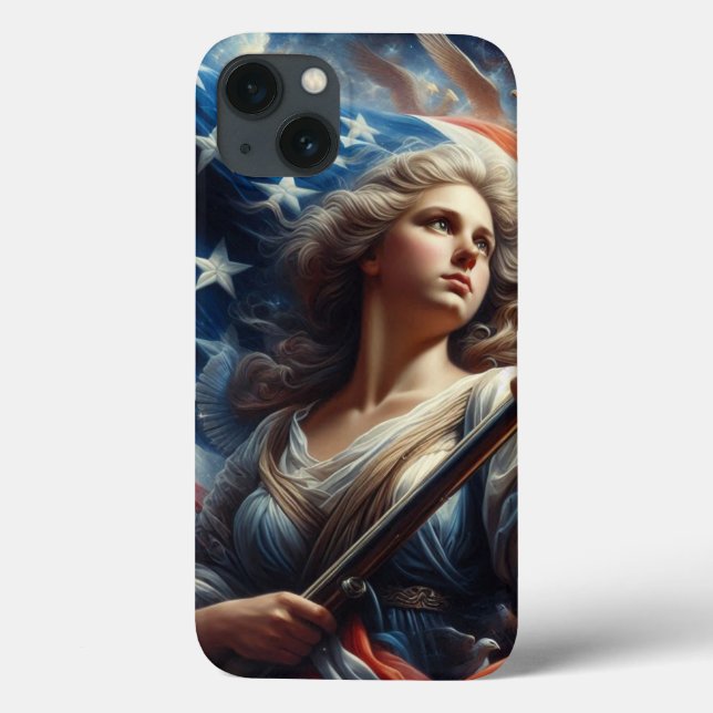 Lady Of Liberty - Arte Patriotismo (Verso)