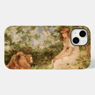 Lady With Lion iPhone / iPad case