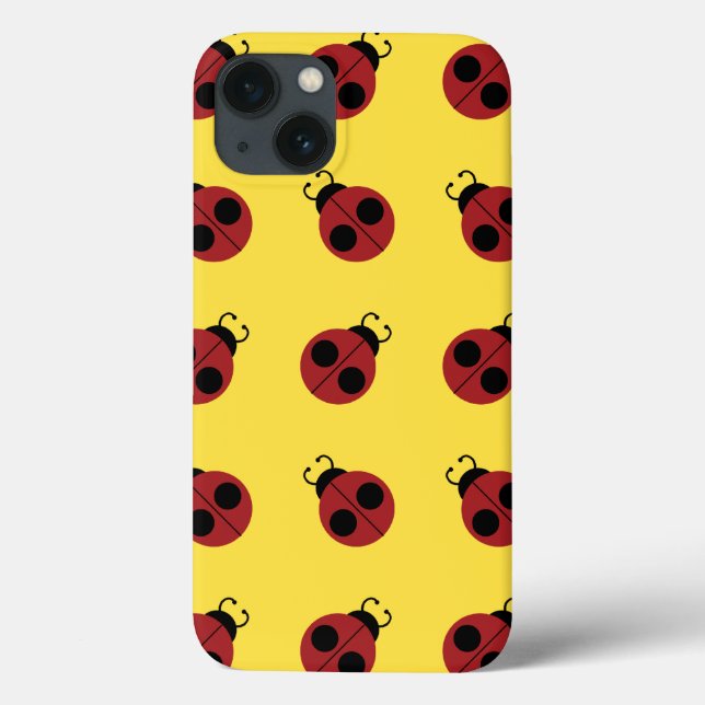 Ladybug 60s retro legal vermelho (Verso)
