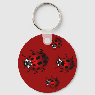 Ladybug Art Chaveiro Inseto Keepsasasasakeliggs Gi