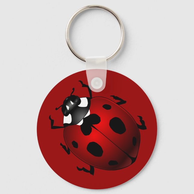 Ladybug Art Chaveiro Inseto Keepsasasasakeliggs Gi (Frente)