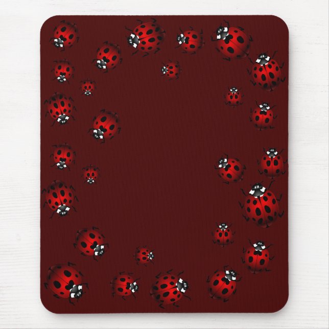 Ladybug Art Mousepad Inseto Keepsasasasakhodonts (Frente)