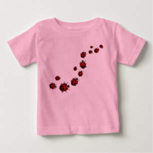 Ladybug Baby Shirts Ladybug Bebê T-shirt Personali