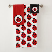 Ladybug Bathroom Toalha
