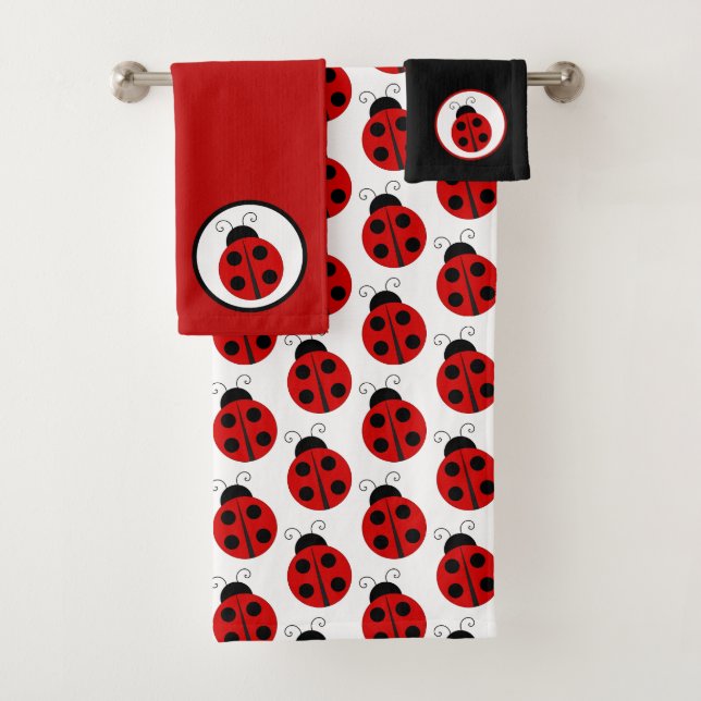 Ladybug Bathroom Toalha (Insitu)