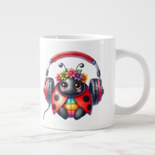 Ladybug - Caneca de café muito grande