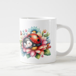 Ladybug - Caneca de café muito grande