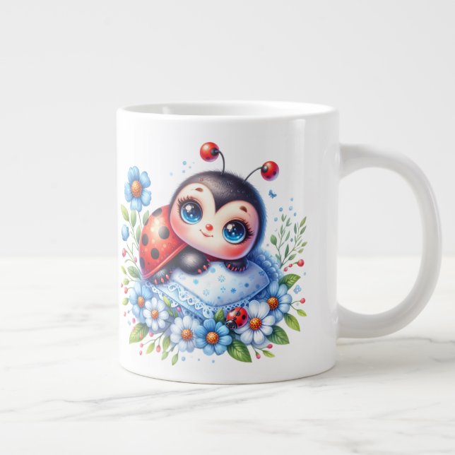 Ladybug - Caneca de café muito grande (Direita)