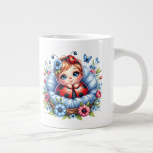 Ladybug - Caneca de café muito grande