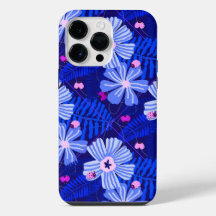 Ladybug e flores silvestres Azul