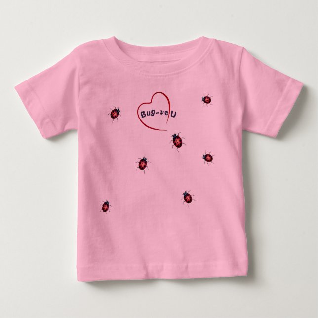 Ladybug - Fato De Bebê De Camisa T (Frente)