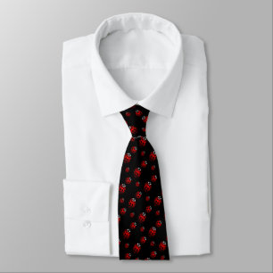 Ladybug Gravatas Ladybird Ladybug Neckties Persona