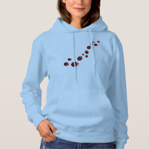 Ladybug Hoodie Ladybug Camisas de senhorita