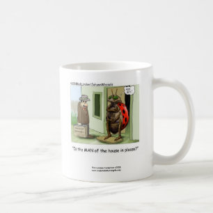 Ladybug Issues Cartoon Em Caneca de Café de Qualid