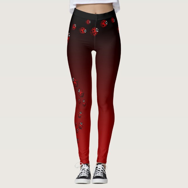 Ladybug Leggings Ladybird Insect Leggings (Frente)