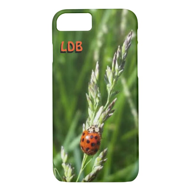 Ladybug na Grass Case-Mate capas de iphone (Verso)