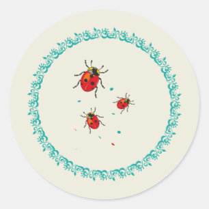 LadyBug Serie - Autocolante