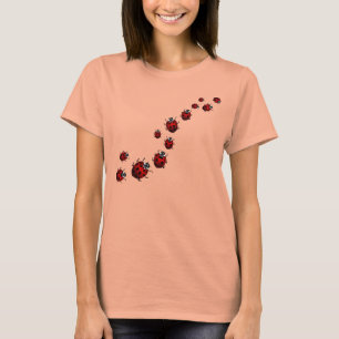 Ladybug Shirts Camisa de Damibuta Orgânica da Senh