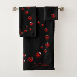 Ladybug Toel define Toalhas Ladybug personalizadas
