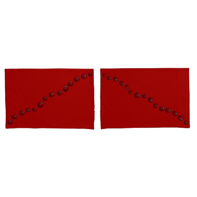 Ladybug Travesseiro Capas Cute Ladybug Bedding (Frente - conjunto)