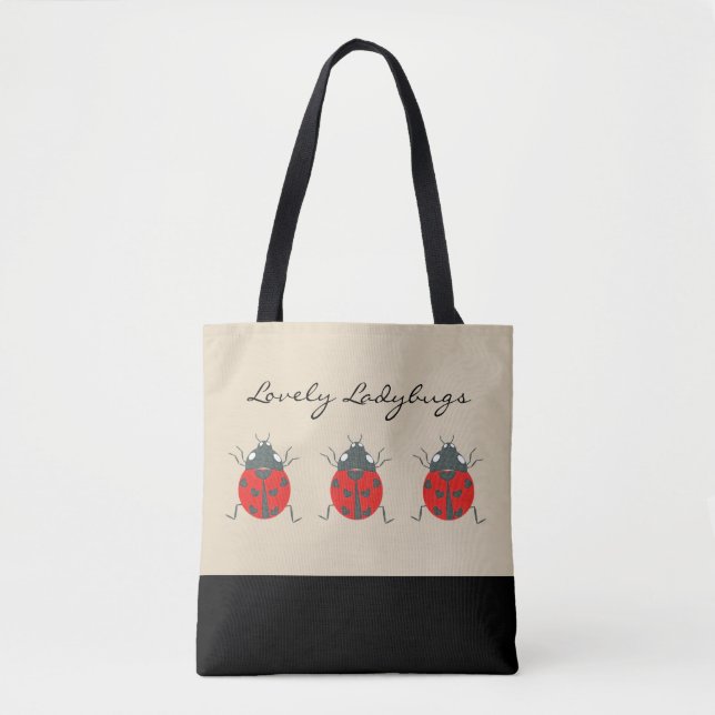 Ladybugs | Belo Trio de Damybugs Tote Bag (Frente)