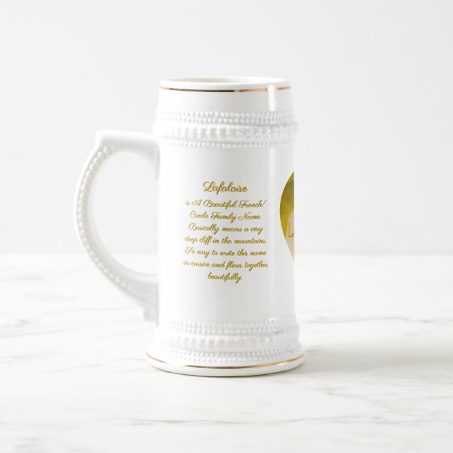 LAFALAISE Thomas Stein Caneca Branco/Ouro Estilo 3 (Esquerda)