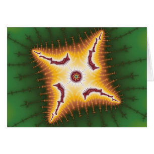 Lagarta - Cartão Fractal