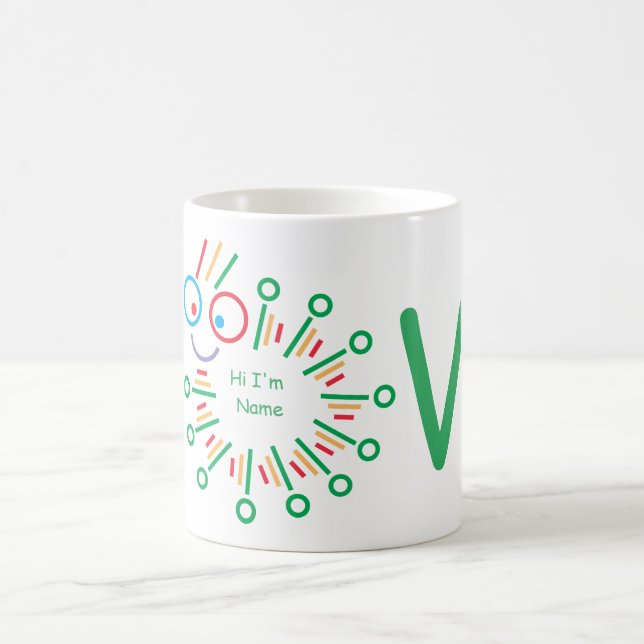 lagartas bonitas amam caneca de café (Centro)