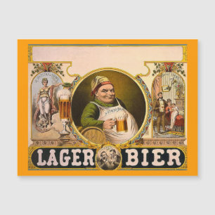 Lager Bier, O Bebê Saudável! Anúncio Vintage