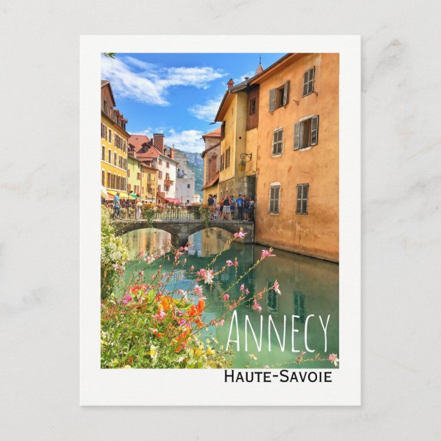 Lago Annecy - Cartão postal (Frente)