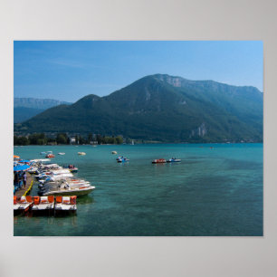 Lago Annecy, France - poster