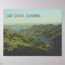 Lago Casitas, Califórnia - Poster
