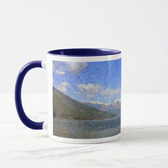 Lago Como, caneca de Italia (Esquerda)